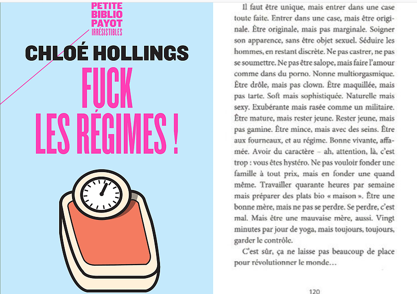 Fuck les régimes de Chloé Hollings et la Photo-thérapie corporelle : émotions, contraintes du corps féminin et pensées 